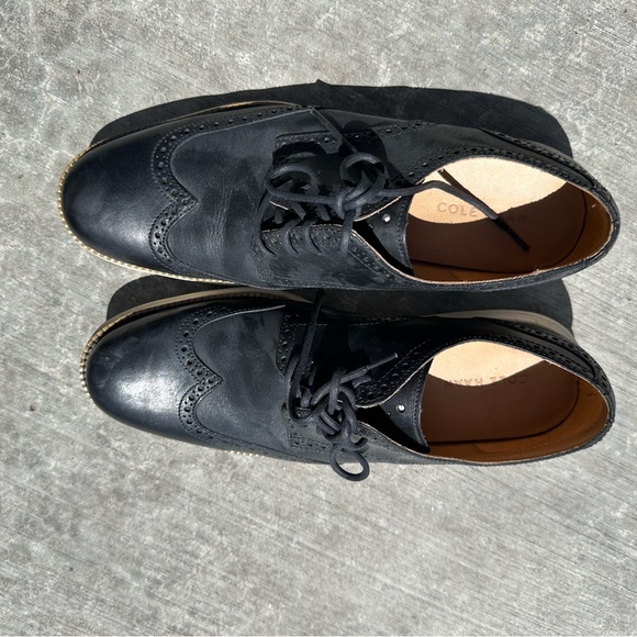 Like-New Cole Haan Men's ØriginalGrand Wingtip Oxford size 11 - Picture 3 of 6